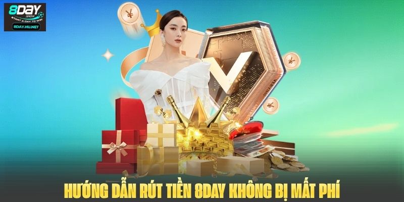 Hướng dẫn rút tiền 8DAY không bị mất phí